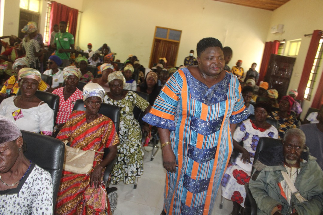 Today, I had the privilege of supporting 172 hardworking persons living with disabilities in the Nadowli-Kaleo District - Hon. Mary Haruna