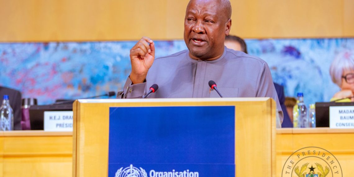 Mahama introduces 3-pillar reform plan for global health architecture