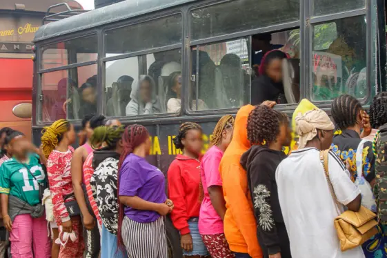 Ghana Immigration rescues 112 citizens of Nigeria, Cameroon and Benin from human trafficking