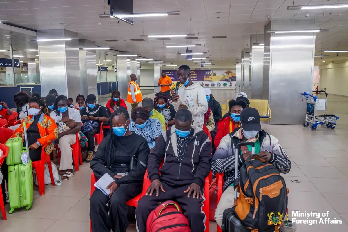 41 more Ghanaians evacuated from South Africa - Ministry of Foreign Affairs