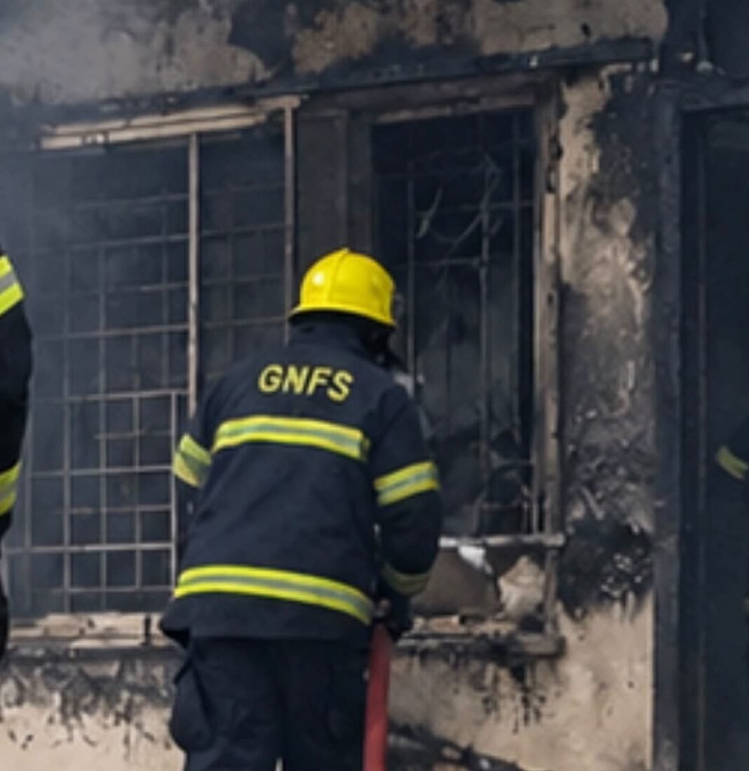 Accra: Two-year-old girl dies in domestic fire at Cantonments