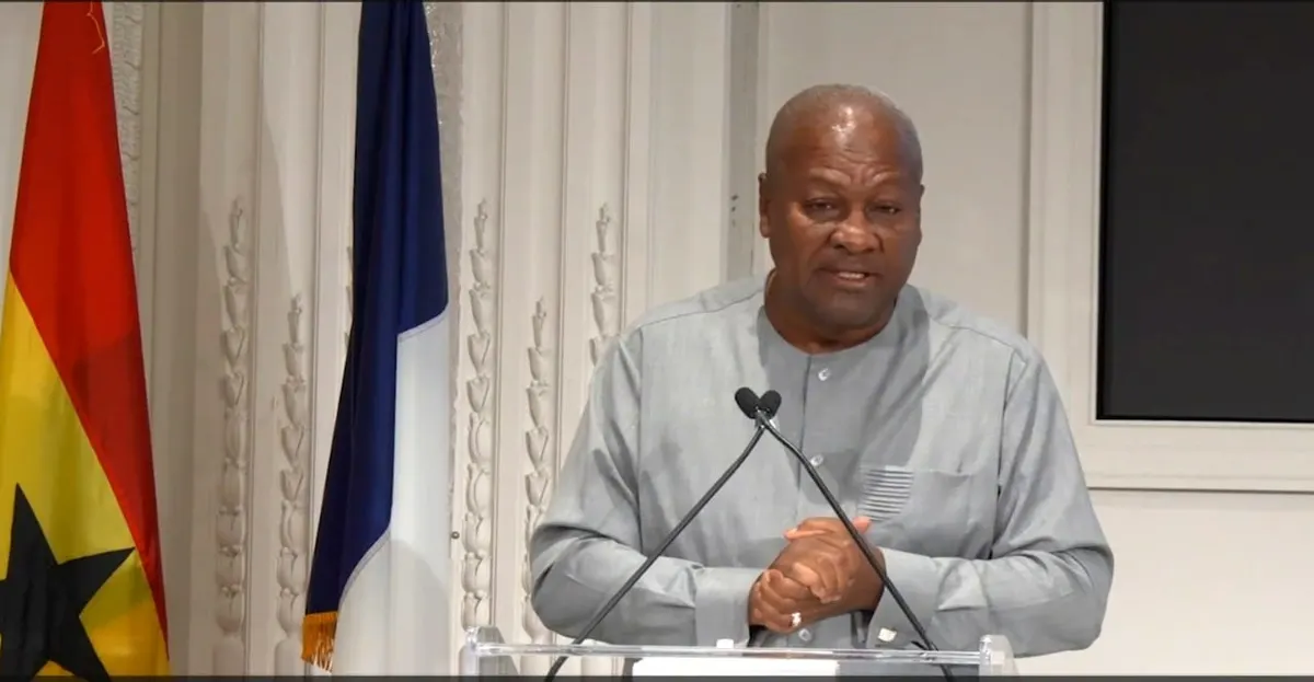 Prez Mahama outlines 3 pillars for reparative justice, rejects claim Africa can't keep returned artifacts