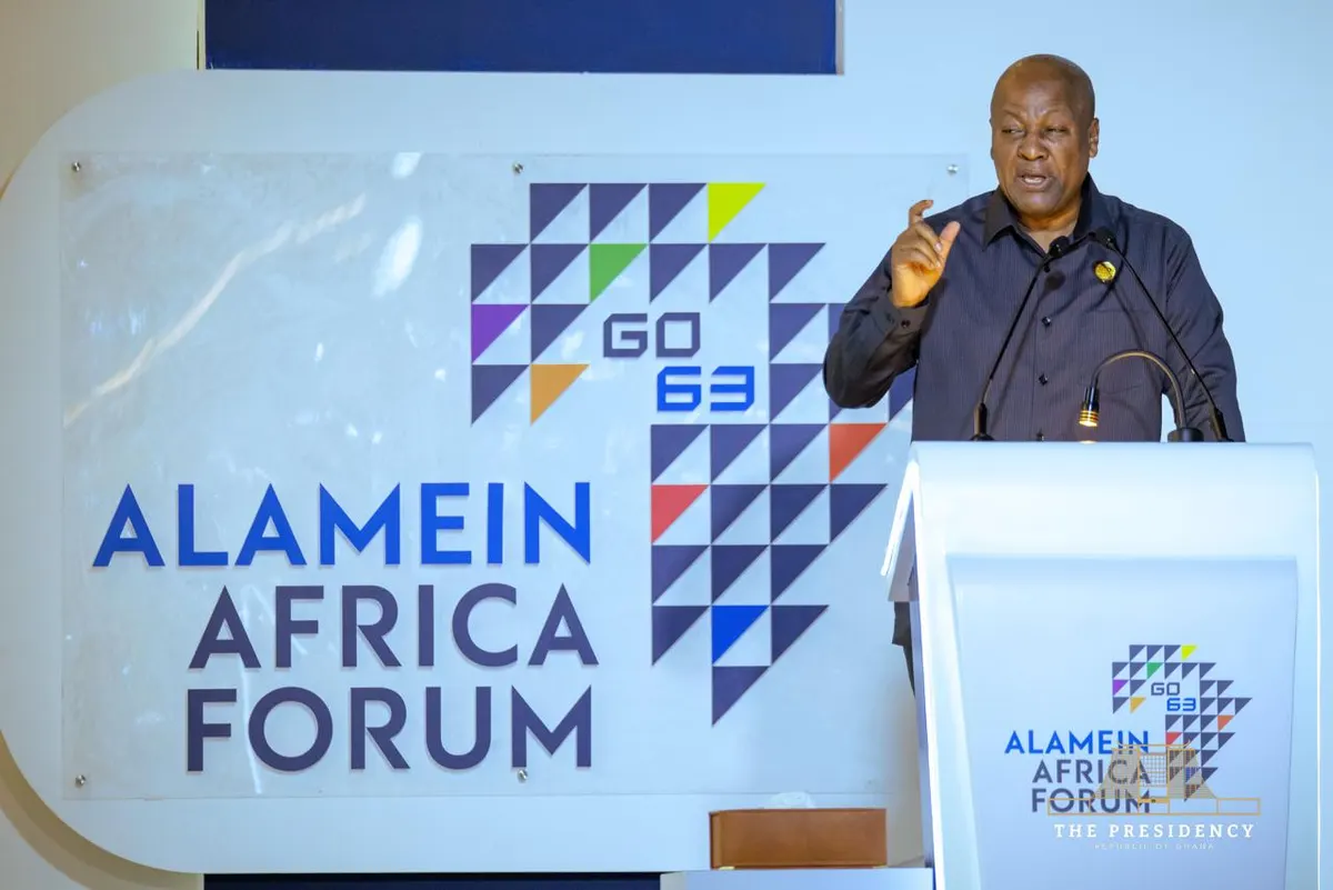 Mahama demands bold answers from financiers, regulators, and industrialists to secure Africa’s health sovereignty