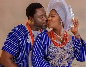Mercy Johnson, husband surprise elderly woman with brand-new home
