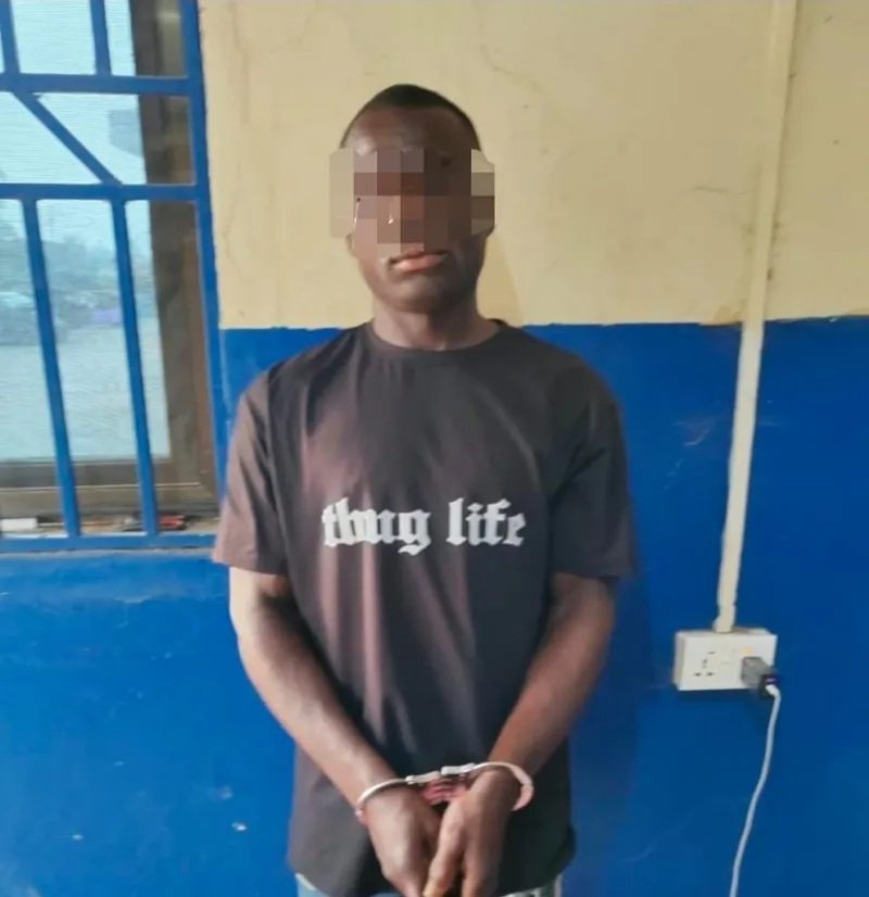 Police arrest man seen in viral video beating wife at Agona Nkwanta