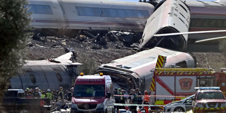 High-speed train crash kills at least 68 people in Spain